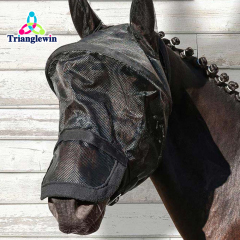 Wholesale custom horse fly mask / Professional Manufacturer horse riding products