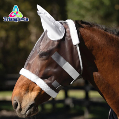 Customize Equestrian Supplier High Quality Horse Fly Mask Mesh Fly Veils