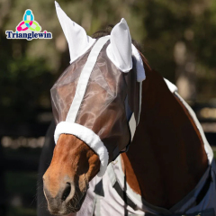 Customize Equestrian Supplier High Quality Horse Fly Mask Mesh Fly Veils