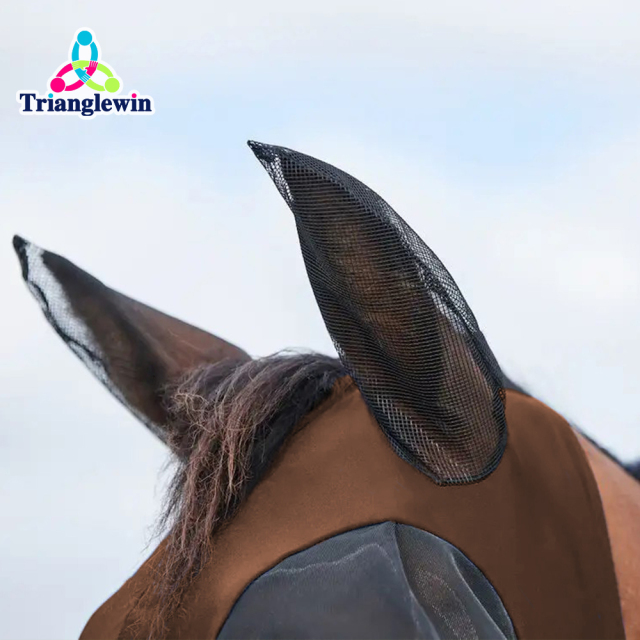 High Quality Customized Logo Horse Fly Mask Horse Supplies