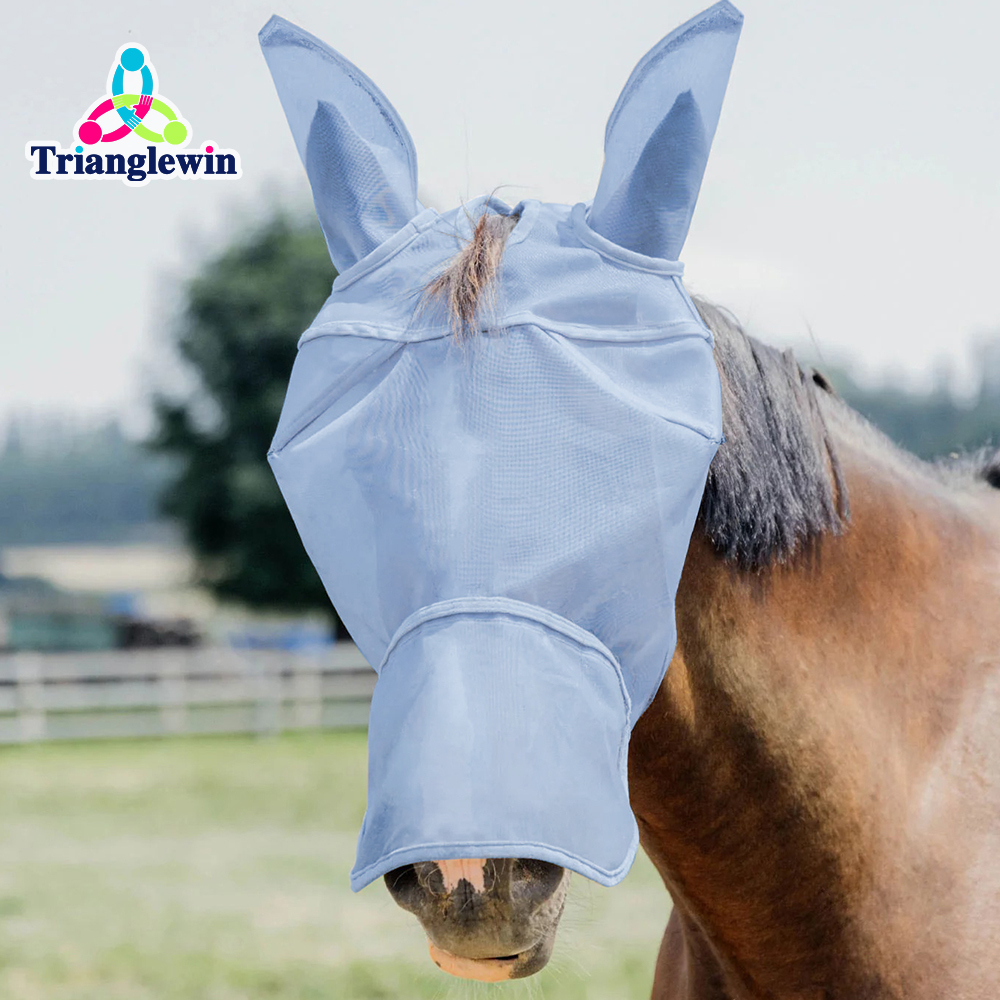 Custom Equestrian Supplies Horse Mesh Fly Mask Horse Riding Supply