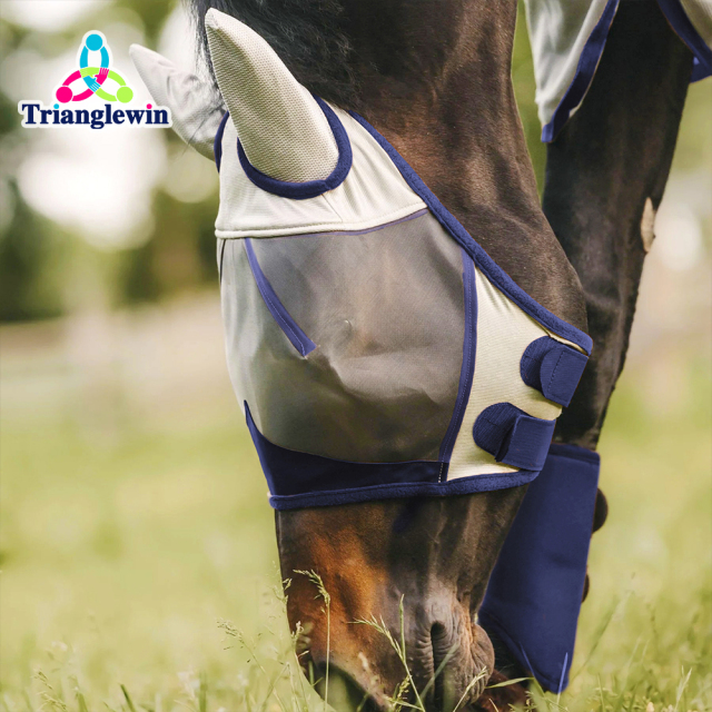 Trianglewin Professional Mesh Fly Mask & UV Blocker