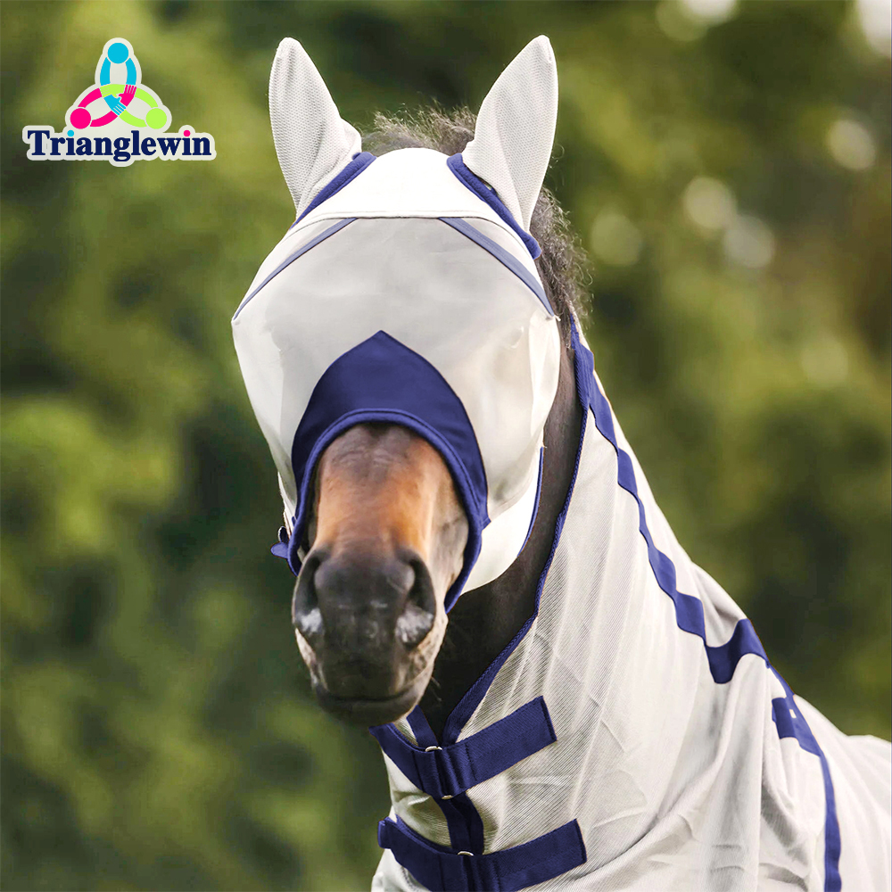 Trianglewin Professional Mesh Fly Mask & UV Blocker