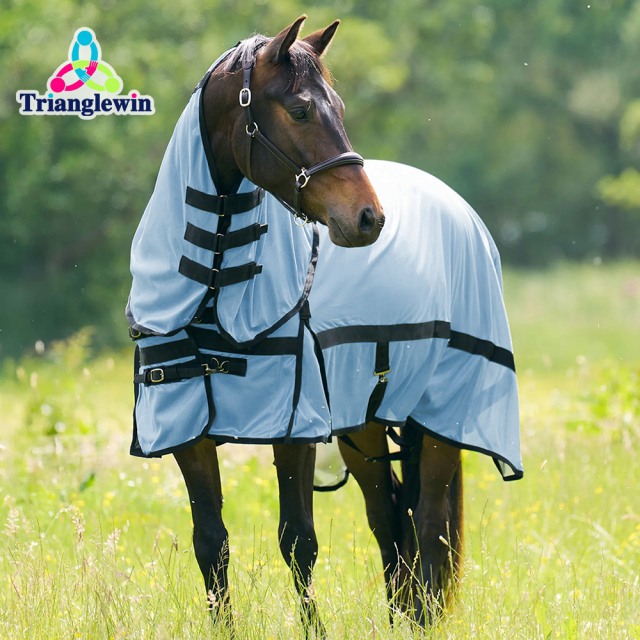 Horse Turnout Fly Rug Combo Sheet Full Neck Lightweight Bug Protection