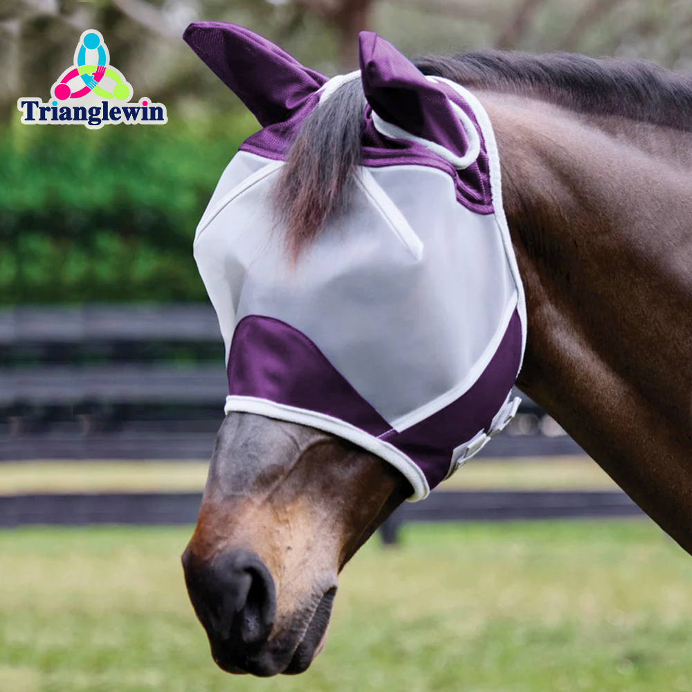 Trianglewin Professional Mesh Fly Mask UV-Proof horse protection OEM