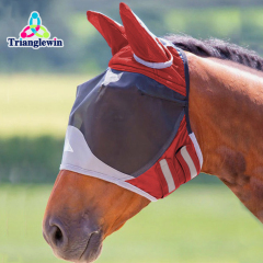 Customized logo horse fly mask  horse supplies manufacturer