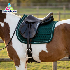 Custom embroidered saddle pad OEM equestrian saddle pads factory