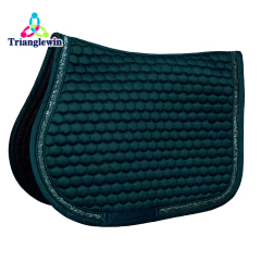 Custom embroidered saddle pad OEM equestrian saddle pads factory