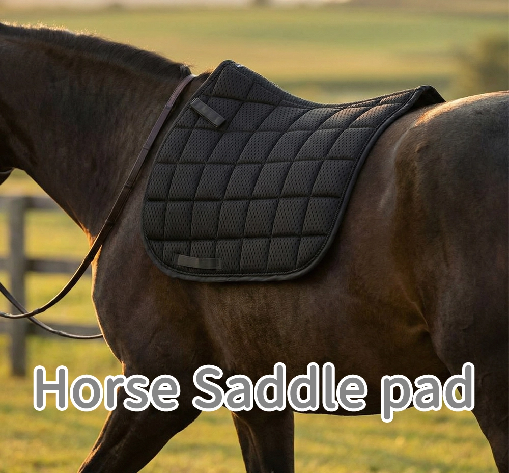 Custom saddle pad produced under an OEM equestrian supply program