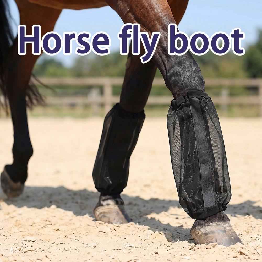 Trianglewin Mosquito Mesh Horse Fly Boots | Set of 4 | horse gear custom design