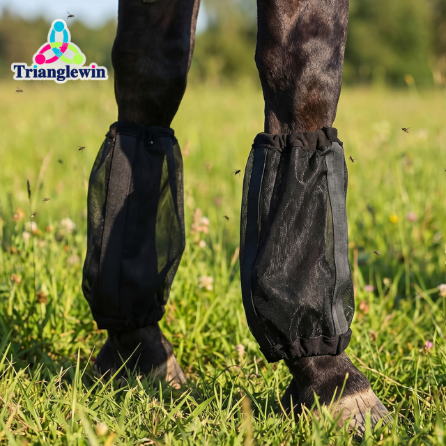 Trianglewin Mosquito Mesh Horse Fly Boots | Set of 4 | horse gear custom design