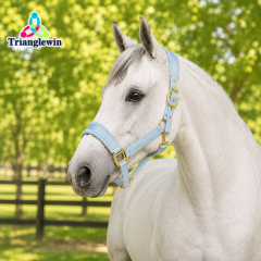 Trianglewin Leather Breakaway Nylon Headcollar  horse halter manufacturer OEM