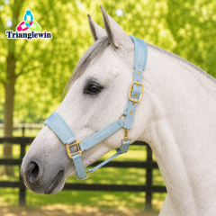 Trianglewin Leather Breakaway Nylon Headcollar  horse halter manufacturer OEM