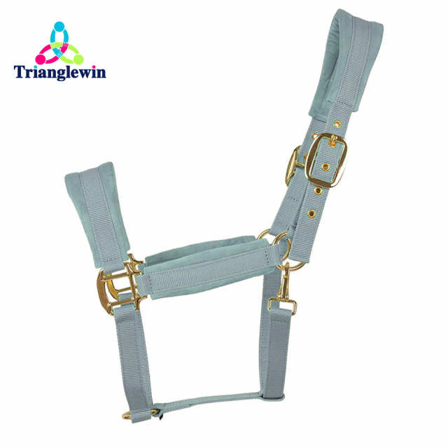 Trianglewin Leather Breakaway Nylon Headcollar  horse halter manufacturer OEM