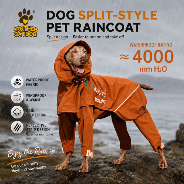 New Design Dog Raincoats  & Dog clothes / Pet Apparel waterproof jacket for dogs  Factory & Trianglewin