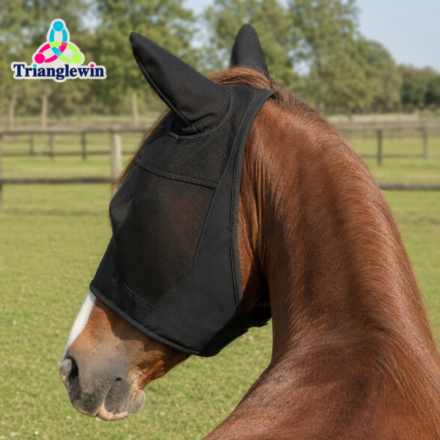 Wholesale custom horse fly mask, Professional Manufacturer horse riding products, OEM equine supplies