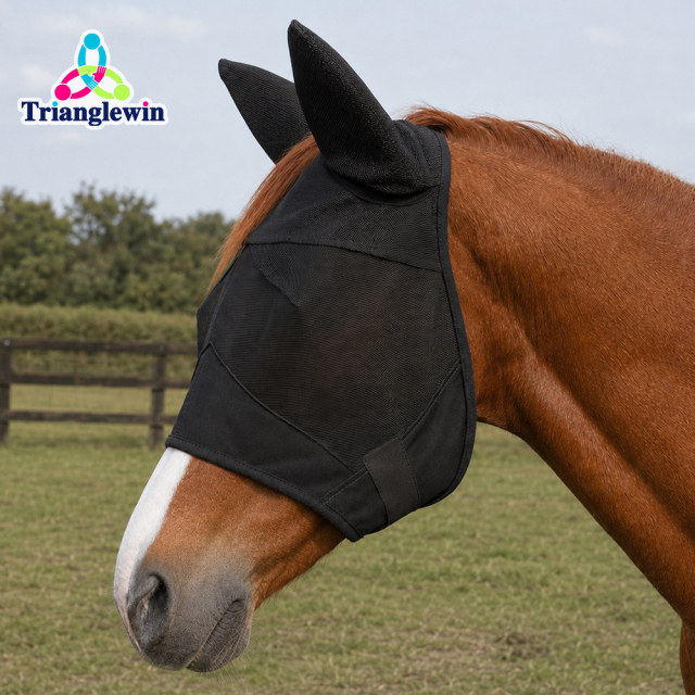 Wholesale custom horse fly mask, Professional Manufacturer horse riding products, OEM equine supplies