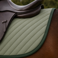 Custom embroidered saddle pad  OEM equestrian supplies with logo Horse Supplies worldwide shipping