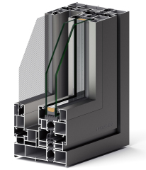VILLA-140 curtain wall windows
