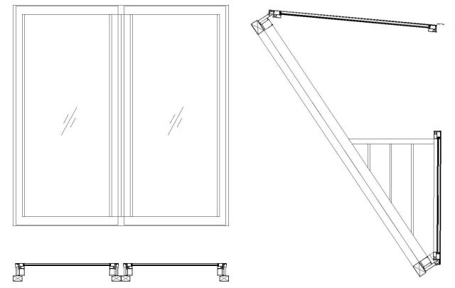 VILLA-90 skylight windows for sloping roof