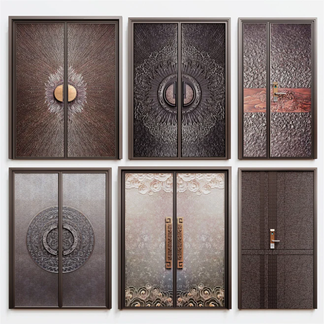 Copper door