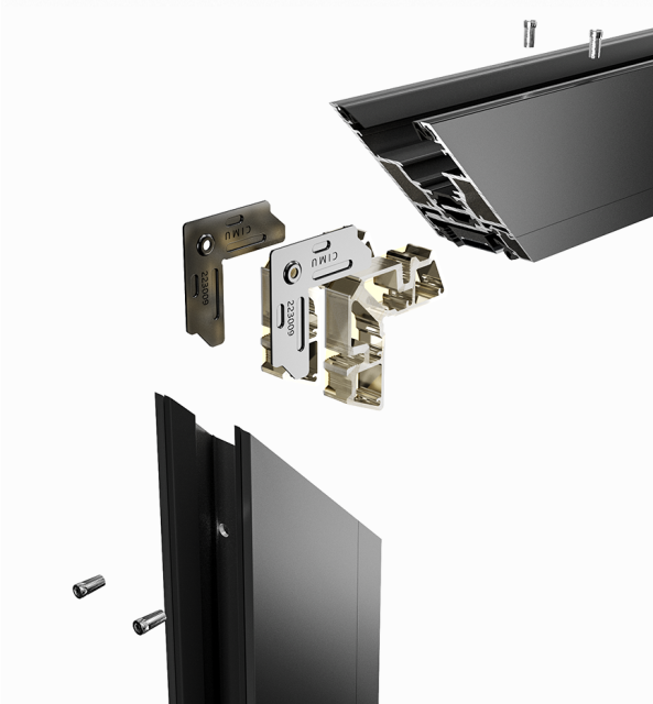 HART 110 Fully Hidden Broken Bridge Five-Track Sliding Window