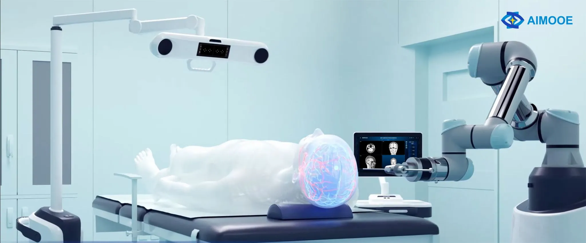 Navigated biopsy and cranial navigation configuration of the neurosurgery navigation system