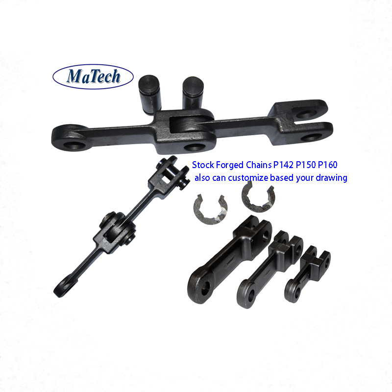 MaTech Factory Custom Forged Steel 40Cr 40Mn High Hot Temperature Roller Conveyor Transmission chain