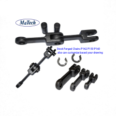 MaTech Factory Custom Forged Steel 40Cr 40Mn High Hot Temperature Roller Conveyor Transmission chain