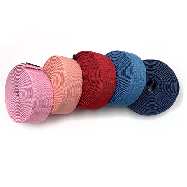 Manufacturer High Quality Spandex Woven Elastic Band Wholesale Strap Band Custom Width Polyester Elastic Band for Garment