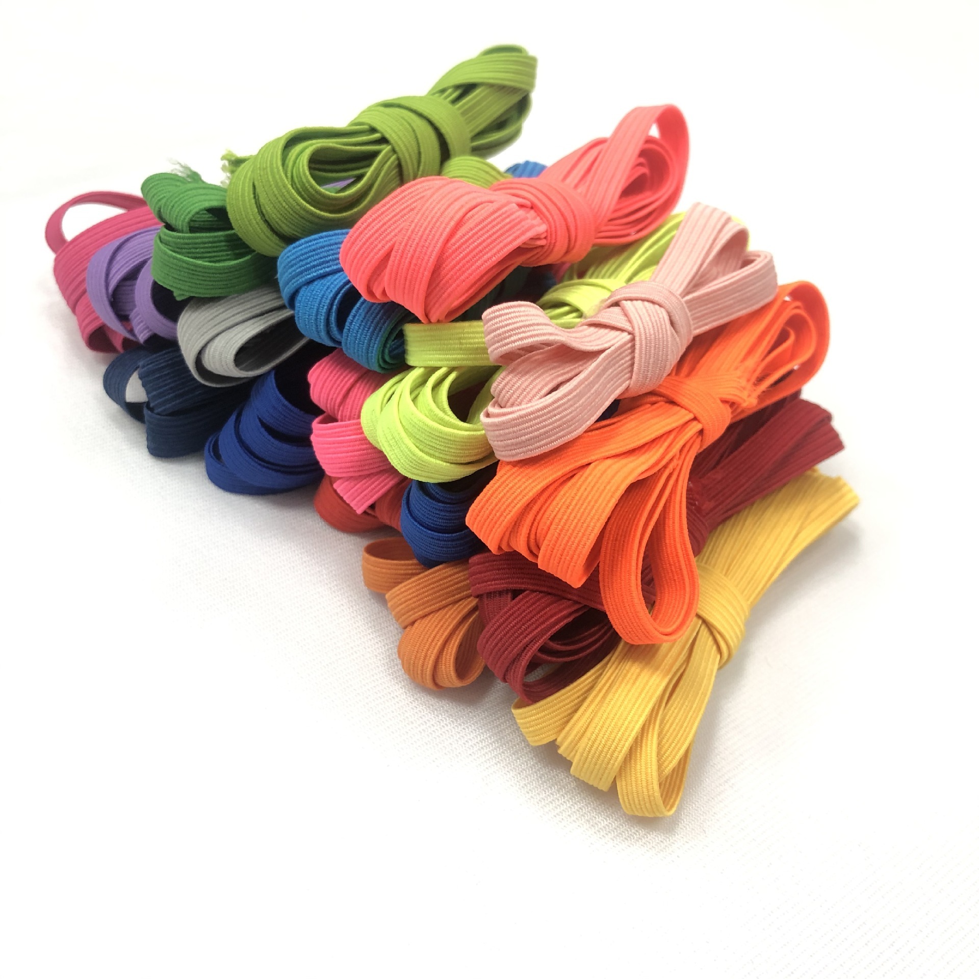 Custom Thin Wide Flat Baby Pants Clothes for Underwear Garment knitted Bra Strap Clothing Roll Webbing Elastic Band