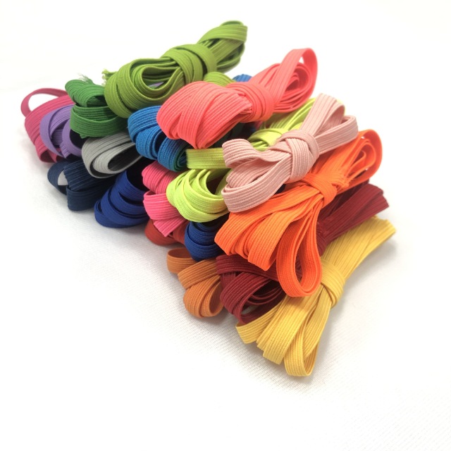 Good Quality Wholesale Flat Braided Elastic Band Elastic Cord Braid Strap Flat Elastic Cord flat braided elastic