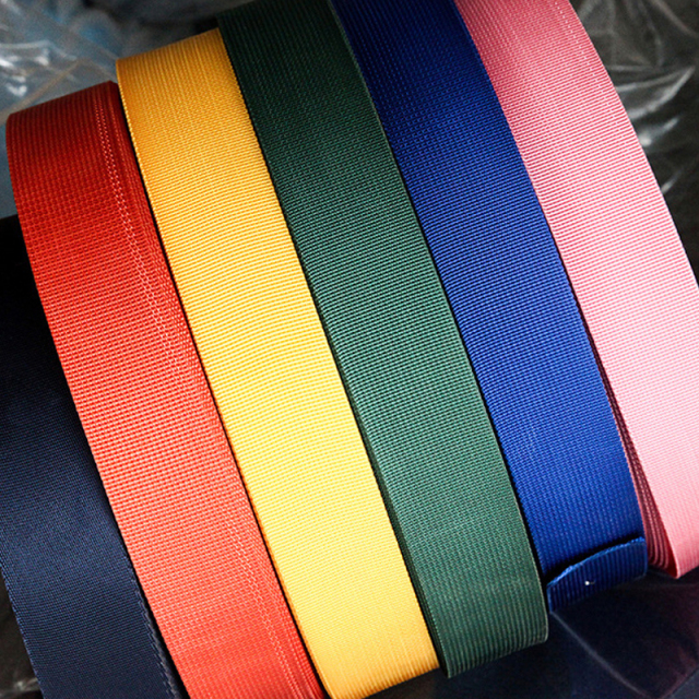 Newest High Quality Woven Jacquard Nylon Belt Bead Webbing Strap For Bags And Waistband