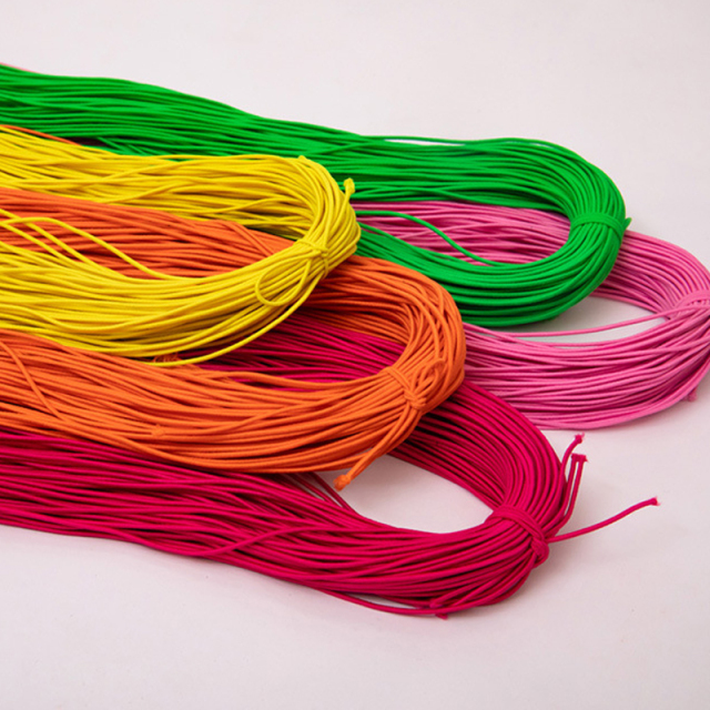 DIY Elastic Colourful Draw Strong Round Polyester Rope Jewelry elastic Thread Cord