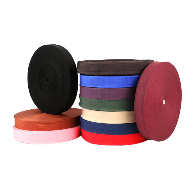 2.5cm High Quality Twill Weave Elastic Band High Resilience Waistband Rubber Elastic Webbing for Garment/Bag/Sewing
