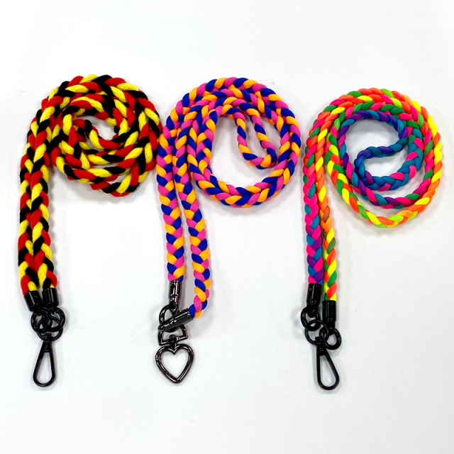 Detachable Universal Necklace Phone Lanyard For Mobile Phone Nylon Patch Crossbody Neck Clip Snap Hanging Cord Rope Strap