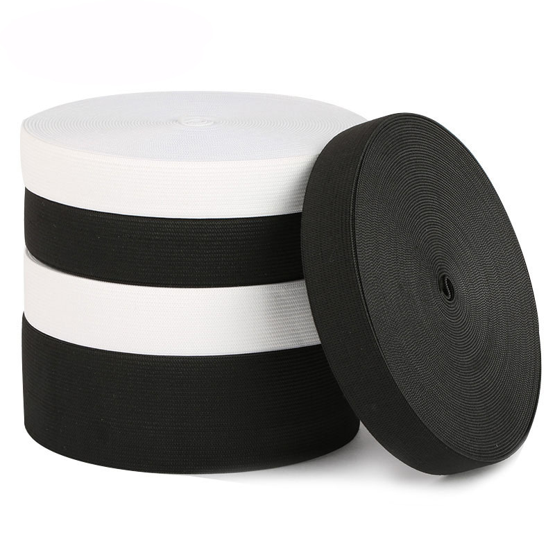 Designer Elastic Belts Personalized Elastic Bands Multicolor Plain Durable Webbing Elastic Band For Pants Shoes