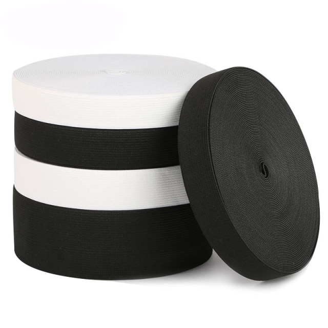 Designer Elastic Belts Personalized Elastic Bands Multicolor Plain Durable Webbing Elastic Band For Pants Shoes