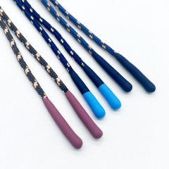 Hoodie rope drawstring with silicone dipped ends cord for sweatpants shoelace hoodie drawstring custom color