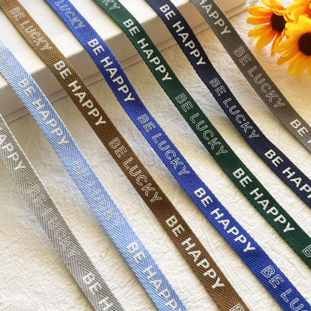 Custom Print Elastic Ribbon For Clothing Fashion Logo Printed Neck Tape Custom Polyester Nylon Webbing Strap Flat For T-Shirt