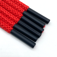 High quality pants rope fashion hoodie custom round drawstring custom hoodie string aglet plastic tips polyester cotton drawcord