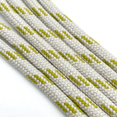 Custom two-color drawstring braided cotton rope clothing accessories Custom logo Metal hoodie rope for pants high quality