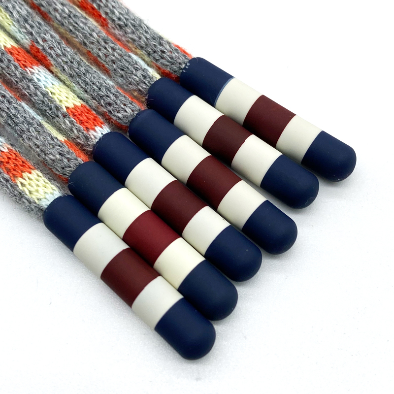 Factory wholesale pants rope hoodie custom terylene cotton round drawstring custom plastic logo shoes clothing ropes
