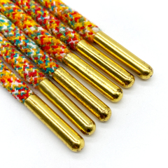 Custom Metal Aglet Tip Shoe Lace End Lock Accessories Direct Factory Selling Shoelace End Clip for Shoes Cords Ropes