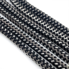 Hot Selling Silicone Dipped Ends Garment Hoodie Rope Decorative Round Polyester Shoelaces Silicone Dipped Tips Drawcord