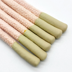 High Quality Polyester Hoodie with Custom Drawcord round Shoelace String Silicone Tips Customizable Sweatpants Drawstring Cord