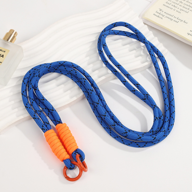 Customized color logo luxury universal adjustable mobile phone accessories cases with straps wrist chain lanyard for girls