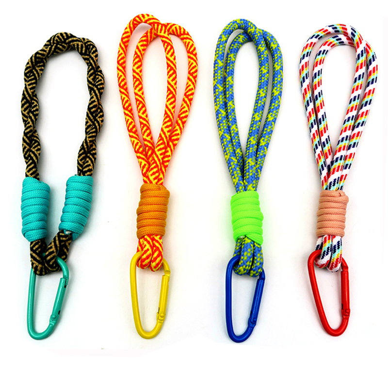 Braided Mobile Phone Lanyard with Gaskets Anti-lost Keychain Strap Wrist Hanging Rope Cell Phone Charm Accessories Wrist Straps