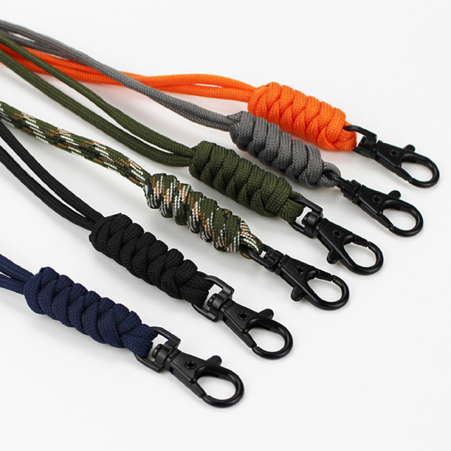 Product Lanyard Card Hanging Neck Work Permit Badge For The Elderly And Children Key Anti-Lost Rope Mobile Phone Hand-Woven