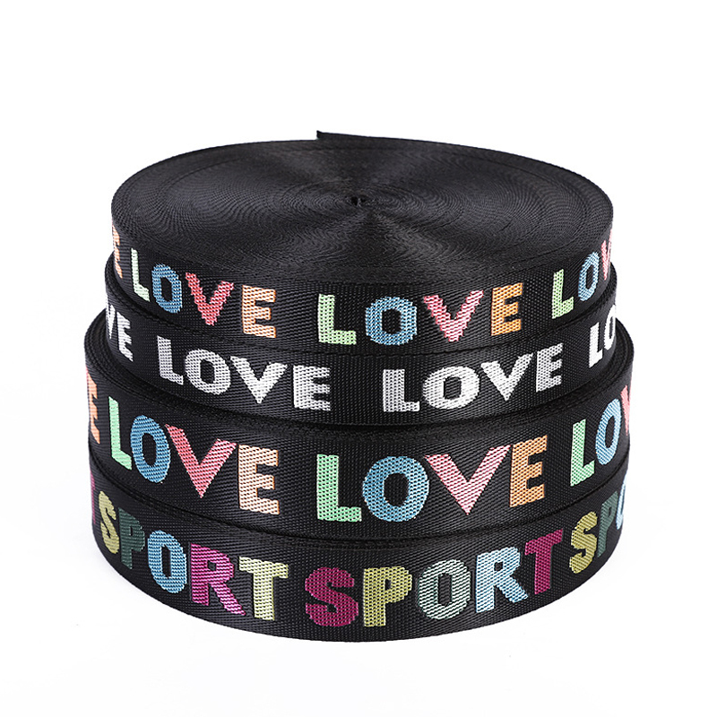 Manufacturers direct imitation nylon computer jacquard webber clothing accessories shoe strap mobile phone cord jacquard webber
